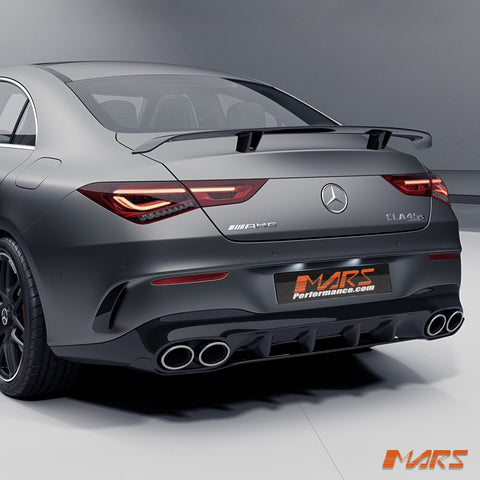Rear Trunk Boot GT Spoiler Wing Aero Bodykits for Mercedes - Benz CLA - Class C118 & CLA35 CLA45 AMG 2018 - 2025 - Mars Performance