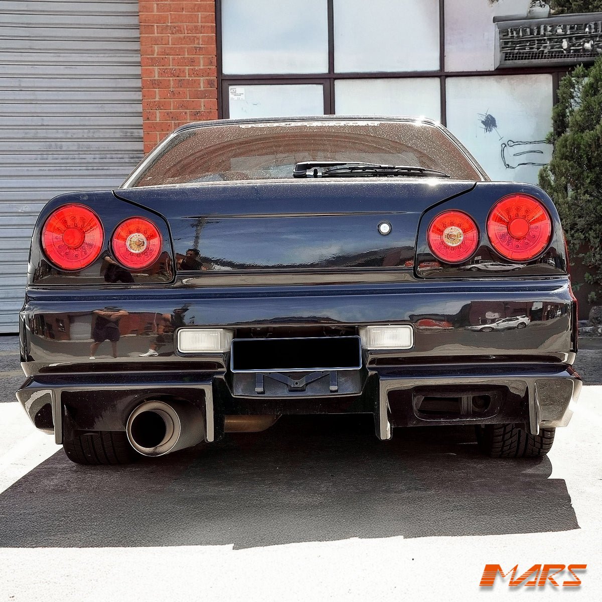 Red Clear LED Tail Lights for Nissan R34 Skyline Coupe GTS - T GT - R GT - T RB25DET - Mars Performance