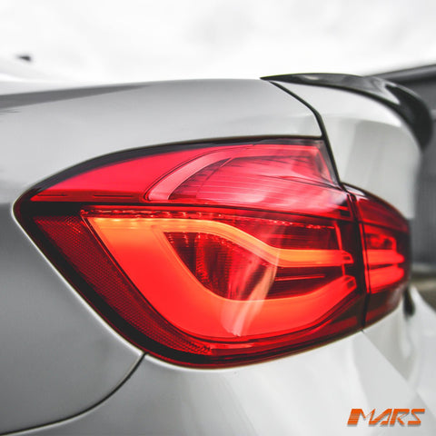 Red LCI Style Full LED Tail Lights for BMW 3 Series F30 Sedan & F80 M3 2012 - 2018 - Mars Performance