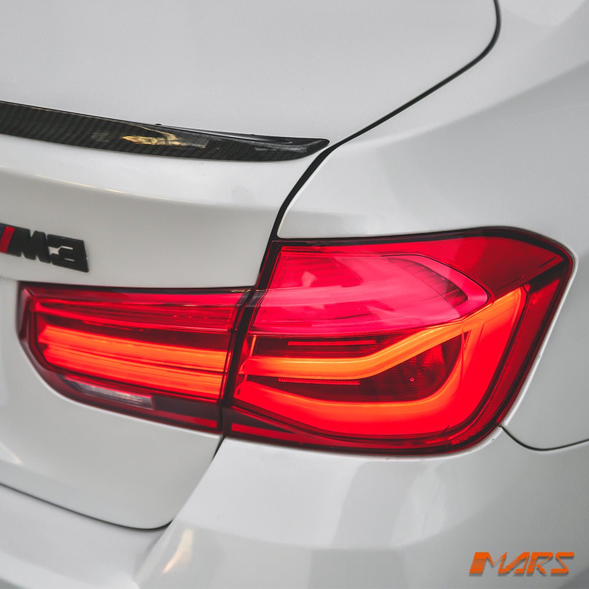 Red LCI Style Full LED Tail Lights for BMW 3 Series F30 Sedan & F80 M3 2012 - 2018 - Mars Performance