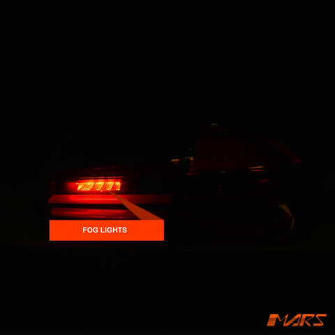 Red LCI Style Full LED Tail Lights for BMW 3 Series F30 Sedan & F80 M3 2012 - 2018 - Mars Performance