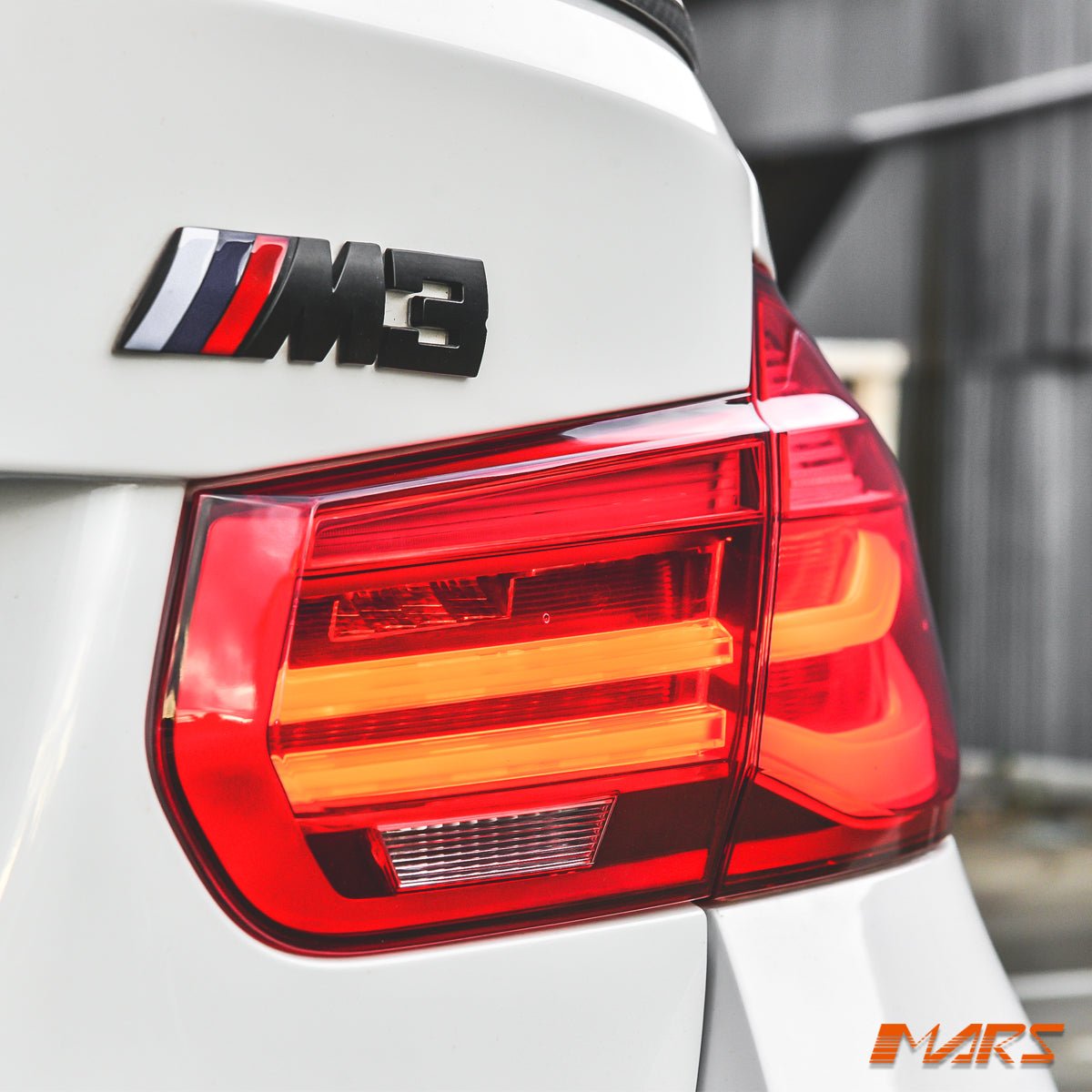 Red LCI Style Full LED Tail Lights for BMW 3 Series F30 Sedan & F80 M3 2012 - 2018 - Mars Performance
