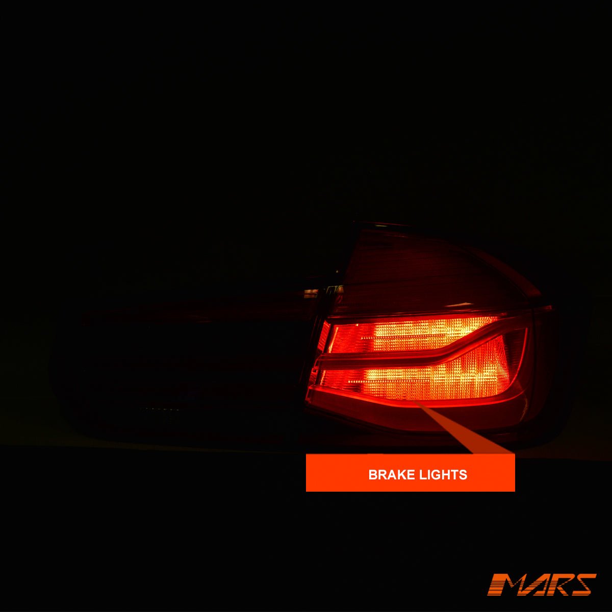 Red LCI Style Full LED Tail Lights for BMW 3 Series F30 Sedan & F80 M3 2012 - 2018 - Mars Performance
