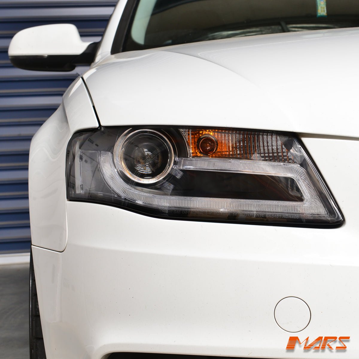 (Replace Stock Halogen model) Real DRL Dual Beam Projector Head Lights for AUDI A4 S4 B8 2009 - 2012 - Mars Performance