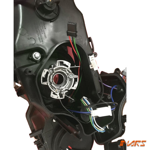 (Replace Stock HID Xenon model) CCFL Angel - Eyes Projector Head Lights for BMW 3 - Series E46 LCI Coupe & Convertible 2003 - 2005 - Mars Performance