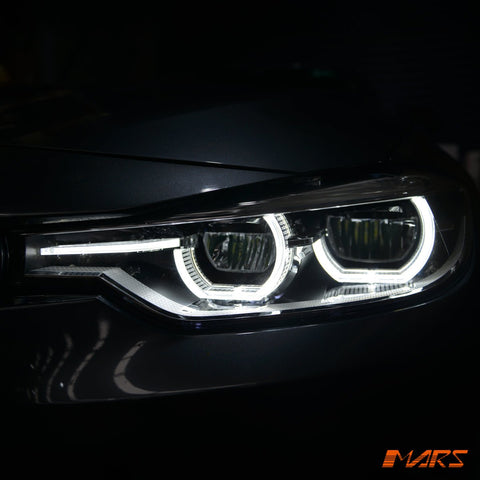 (Replace Stock HID/ Xenon model) M3 Style Full LED & DRL Head Lights for BMW 3 Series F30 F31 2012 - 2015 Pre LCI - Mars Performance