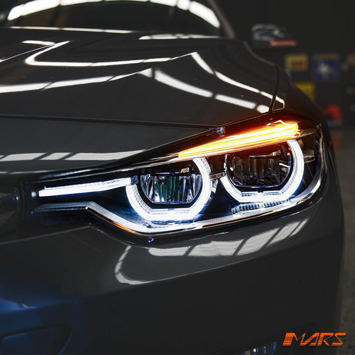 (Replace Stock HID/ Xenon model) M3 Style Full LED & DRL Head Lights for BMW 3 Series F30 F31 2012 - 2015 Pre LCI - Mars Performance