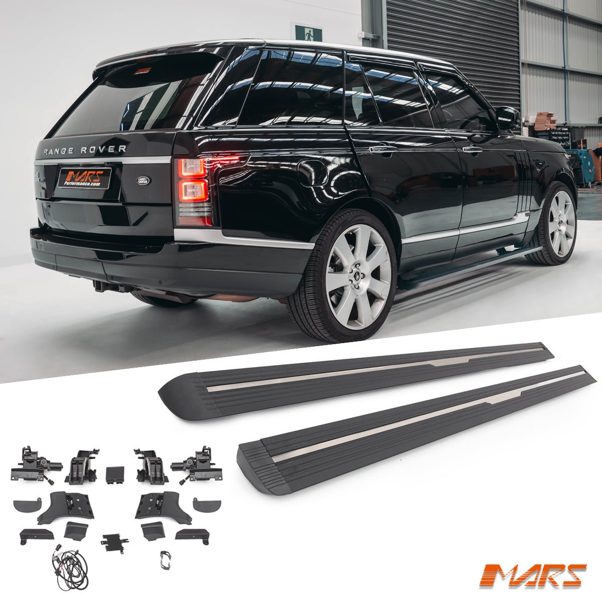 Range Rover L405 Bike Rack For Range Rover L405 & Sport L494 Retractable Electric Side Step Board ...