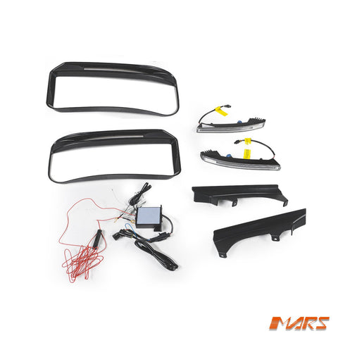 Rocket 900 Style Upper LED DRL lights for Mercedes - Benz G - Class W463A Brabus Style Front Bumper Bar Bodykit - Mars Performance