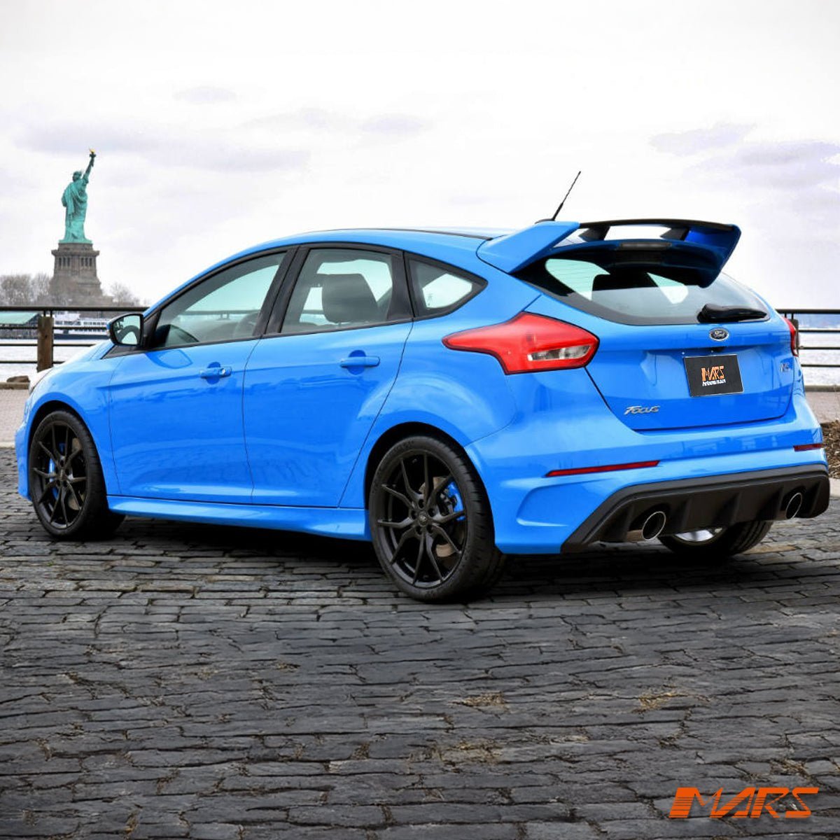 RS Style Lower Side Skirts Bodykit for Ford Focus LZ & LW Hatch 2012 - 2018 - Mars Performance