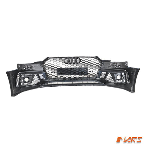 RS4 Style Front Bumper Bar Bodykit & Gloss Black Grille Grill for AUDI A4 S4 B9 2016 - 2019 - Mars Performance