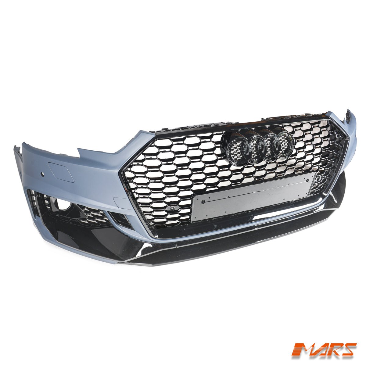 RS4 Style Front Bumper Bar Bodykit & Gloss Black Grille Grill for AUDI A4 S4 B9 2016 - 2019 - Mars Performance