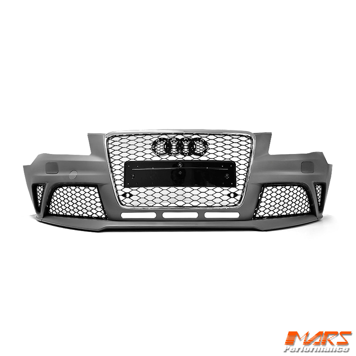 RS4 Style Front Bumper Bar Bodykit & Grille Grill for AUDI A4 S4 B8 2009 - 2011 Sedan & Avant - Mars Performance