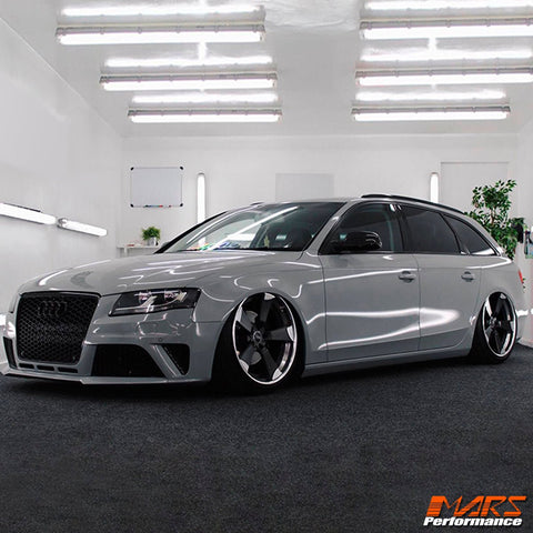 RS4 Style Front Bumper Bar Bodykit & Grille Grill for AUDI A4 S4 B8 2009 - 2011 Sedan & Avant - Mars Performance