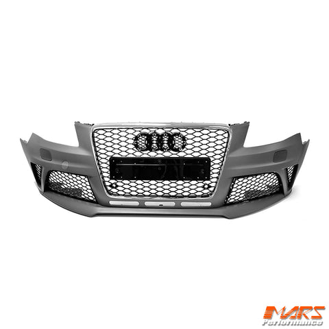 RS4 Style Front Bumper Bar Bodykit & Grille Grill for AUDI A4 S4 B8 2009 - 2011 Sedan & Avant - Mars Performance