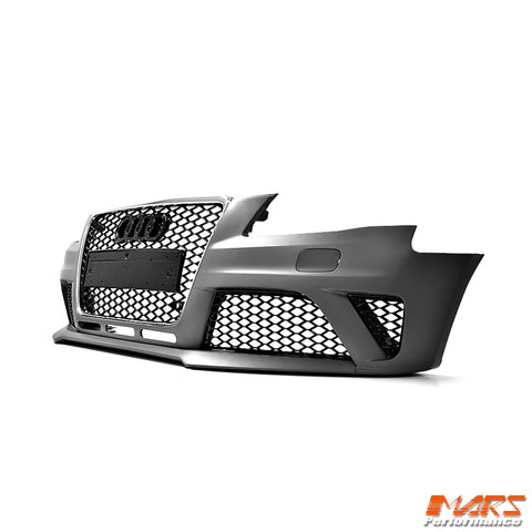 RS4 Style Front Bumper Bar Bodykit & Grille Grill for AUDI A4 S4 B8 2009 - 2011 Sedan & Avant - Mars Performance