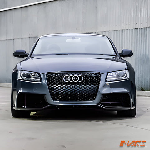 RS5 Style Front Bumper Bar Bodykit & Grill for AUDI A5 S5 8T 2008 - 2012 2 doors Coupe & 4 doors Sedan 2008 - 2012 - Mars Performance