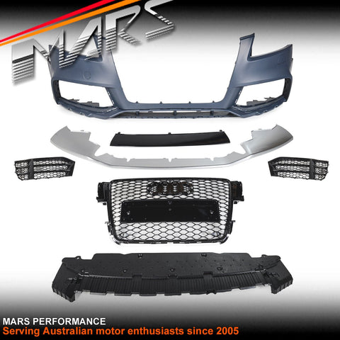 RS5 Style Front Bumper Bar Bodykit & Grill for AUDI A5 S5 8T 2008 - 2012 2 doors Coupe & 4 doors Sedan 2008 - 2012 - Mars Performance