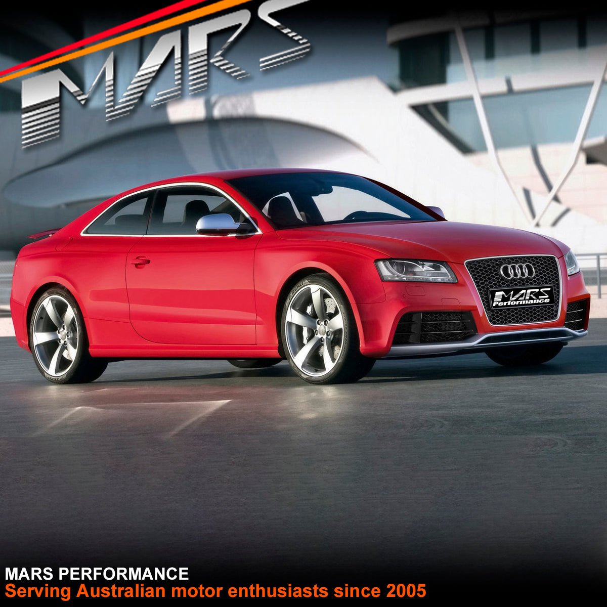 RS5 Style Front Bumper Bar Bodykit & Grill for AUDI A5 S5 8T 2008 - 2012 2 doors Coupe & 4 doors Sedan 2008 - 2012 - Mars Performance