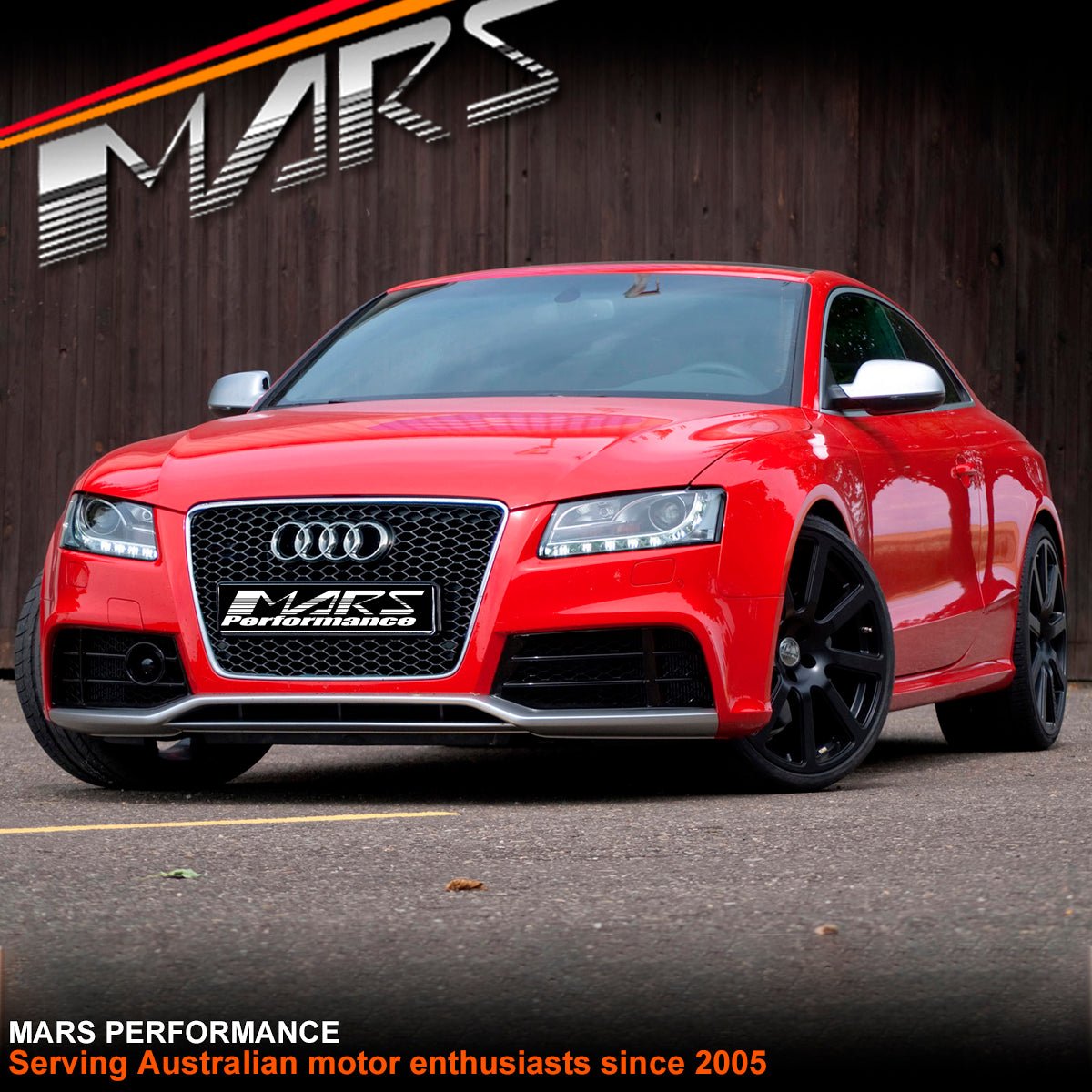 RS5 Style Front Bumper Bar Bodykit & Grill for AUDI A5 S5 8T 2008 - 2012 2 doors Coupe & 4 doors Sedan 2008 - 2012 - Mars Performance