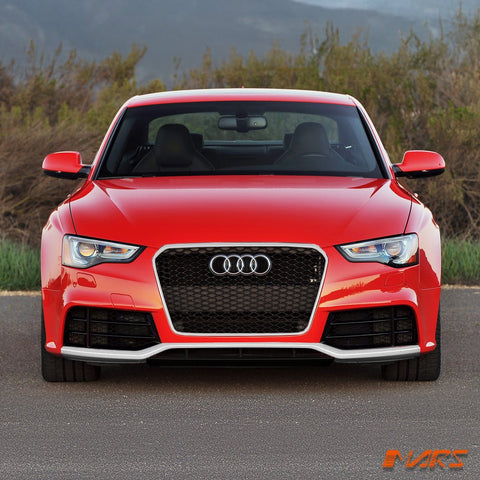 RS5 Style Front Bumper Bar Bodykit & Grill for AUDI A5 S5 8T 2013 - 2016 2 doors Coupe & 4 doors Sedan - Mars Performance