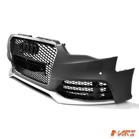 RS5 Style Front Bumper Bar Bodykit & Grill for AUDI A5 S5 8T 2013 - 2016 2 doors Coupe & 4 doors Sedan - Mars Performance