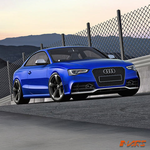 RS5 Style Front Bumper Bar Bodykit & Grill for AUDI A5 S5 8T 2013 - 2016 2 doors Coupe & 4 doors Sedan - Mars Performance