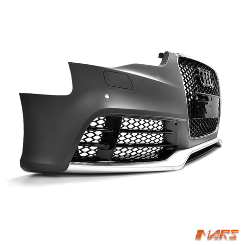 RS5 Style Front Bumper Bar Bodykit & Grill for AUDI A5 S5 8T 2013 - 2016 2 doors Coupe & 4 doors Sedan - Mars Performance