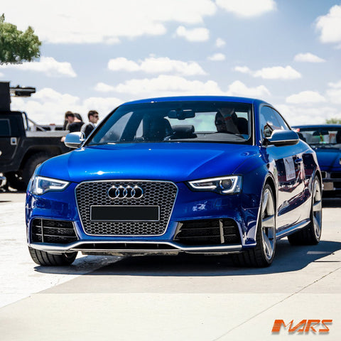 RS5 Style Front Bumper Bar Bodykit & Grill for AUDI A5 S5 8T 2013 - 2016 2 doors Coupe & 4 doors Sedan - Mars Performance