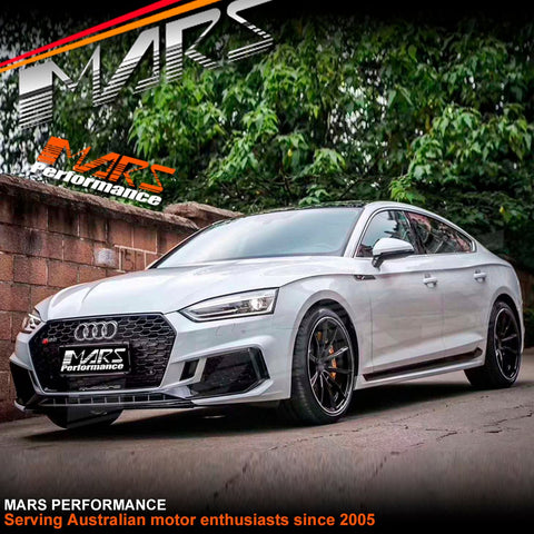 RS5 Style Lower Side Skirts BodyKit with Trim for AUDI A5 S5 F5 4 doors Sedan 2016 - 2020 - Mars Performance