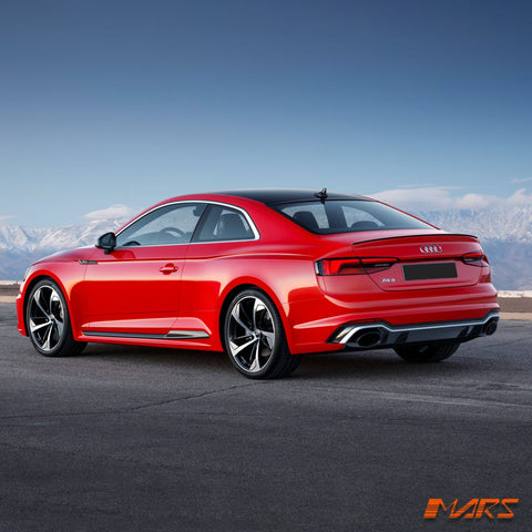 RS5 Style Rear Bumper Bar Bodykit with Diffuser & Exhaust Tips for AUDI A5 S5 F5 2016 - 2020 - Mars Performance