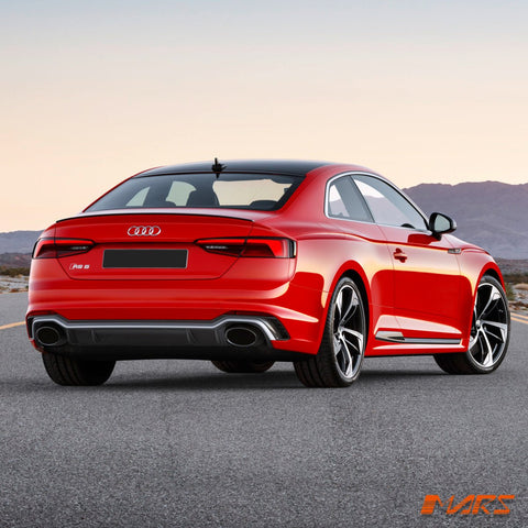 RS5 Style Rear Bumper Bar Bodykit with Diffuser & Exhaust Tips for AUDI A5 S5 F5 2016 - 2020 - Mars Performance