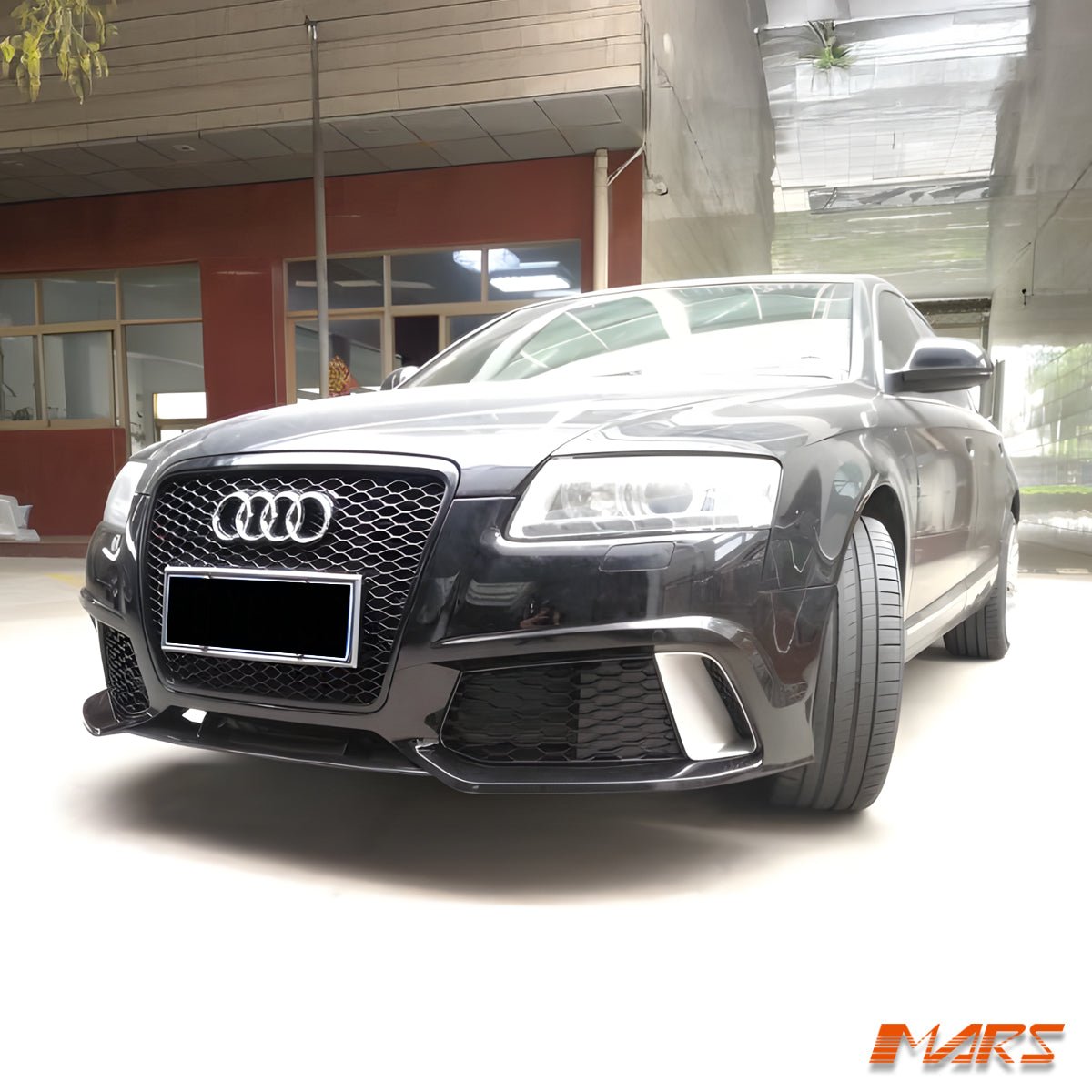 RS6 Style Front Bumper Bar Bodykit with Grille Grill for AUDI A6 S6 4F C6 2004 - 2011 - Mars Performance
