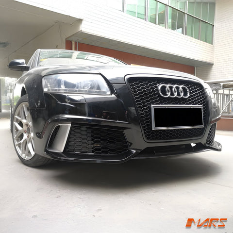 RS6 Style Front Bumper Bar Bodykit with Grille Grill for AUDI A6 S6 4F C6 2004 - 2011 - Mars Performance
