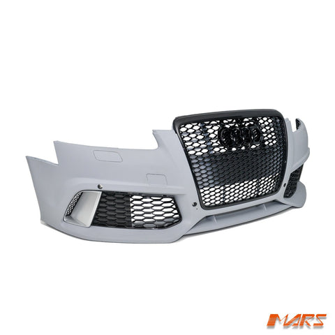 RS6 Style Front Bumper Bar Bodykit with Grille Grill for AUDI A6 S6 4F C6 2004 - 2011 - Mars Performance