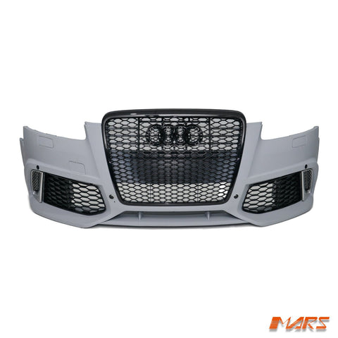 RS6 Style Front Bumper Bar Bodykit with Grille Grill for AUDI A6 S6 4F C6 2004 - 2011 - Mars Performance