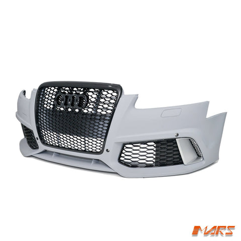 RS6 Style Front Bumper Bar Bodykit with Grille Grill for AUDI A6 S6 4F C6 2004 - 2011 - Mars Performance