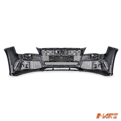 RS7 Style Front Bumper Bar Bodykit with Gloss Black Honeycomb Grille Grill for AUDI A7 S7 4G 2011 - 2014 - Mars Performance
