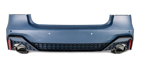 RS7 Style Rear Bumper Bar Bodykit & Diffuser with Exhaust Tips for AUDI A7 S7 4K 2019 - 2024 - Mars Performance