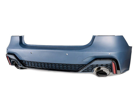 RS7 Style Rear Bumper Bar Bodykit & Diffuser with Exhaust Tips for AUDI A7 S7 4K 2019 - 2024 - Mars Performance