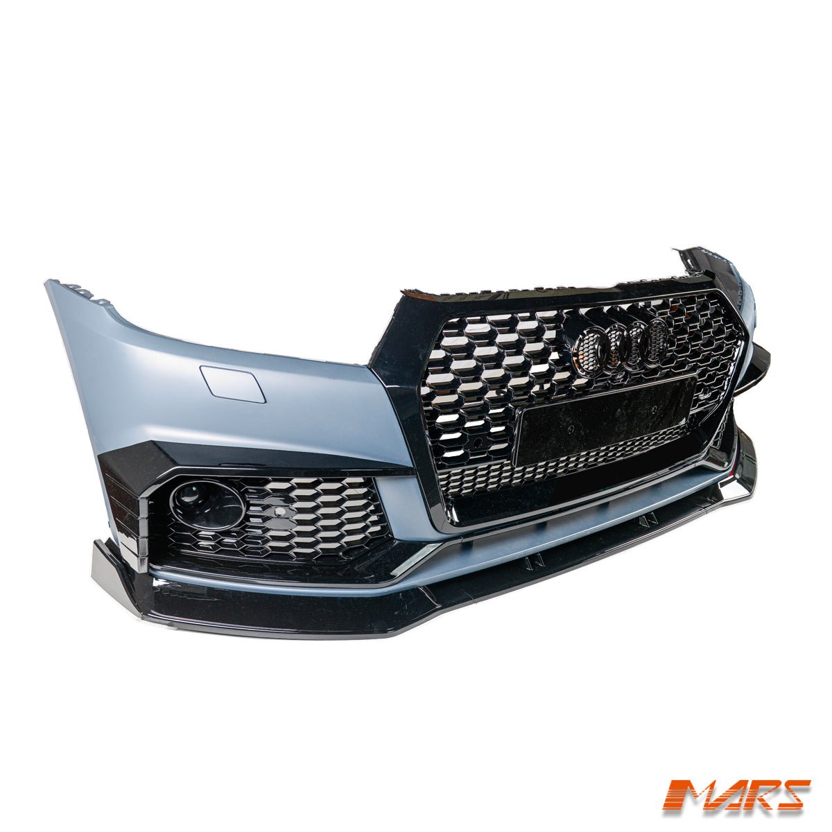 RSQ5 Style Front Bumper Bar Bodykit with Black Honeycomb Grille Grill for AUDI Q5 SQ5 FY 2017 - 2020 - Mars Performance