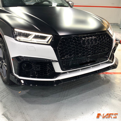 RSQ5 Style Front Bumper Bar Bodykit with Black Honeycomb Grille Grill for AUDI Q5 SQ5 FY 2017 - 2020 - Mars Performance