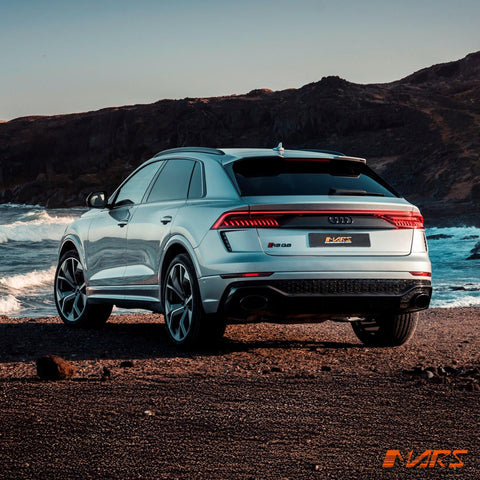 RSQ8 Style Rear Bumper bar with Diffuser Bodykit & Exhaust Tips for AUDI Q8 SQ8 F1 2018 - 2023 - Mars Performance