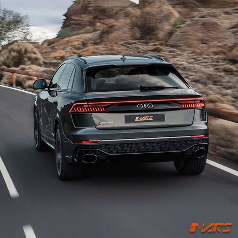 RSQ8 Style Rear Bumper bar with Diffuser Bodykit & Exhaust Tips for AUDI Q8 SQ8 F1 2018 - 2023 - Mars Performance