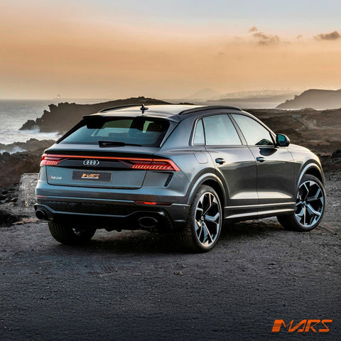 RSQ8 Style Rear Bumper bar with Diffuser Bodykit & Exhaust Tips for AUDI Q8 SQ8 F1 2018 - 2023 - Mars Performance