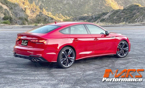S5 Style Rear Bumper Bar Diffuser Bodykit with Twin exhaust outlet for AUDI F5 S5 & A5 S - line 2020 - 2024 - Mars Performance