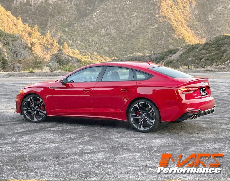 S5 Style Rear Bumper Bar Diffuser Bodykit with Twin exhaust outlet for AUDI F5 S5 & A5 S - line 2020 - 2024 - Mars Performance
