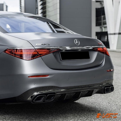 S63 AMG Style Rear Bumper Bar Diffuser Bodykit for Mercedes - Benz W223 S - Class 2021 - 2024 - Mars Performance