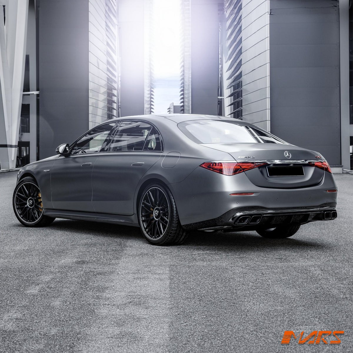 S63 AMG Style Rear Bumper Bar Diffuser Bodykit for Mercedes - Benz W223 S - Class 2021 - 2024 - Mars Performance