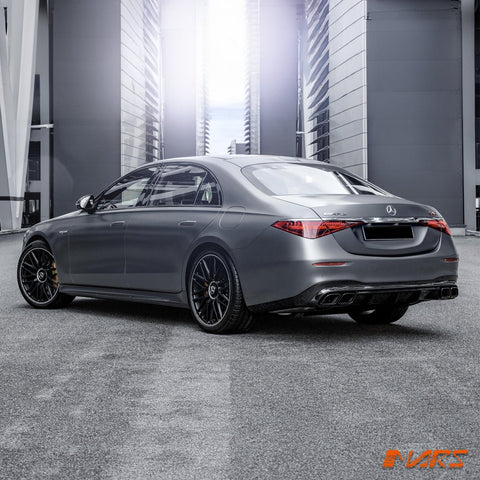 S63 AMG Style Rear Bumper Bar Diffuser Bodykit for Mercedes - Benz W223 S - Class 2021 - 2024 - Mars Performance